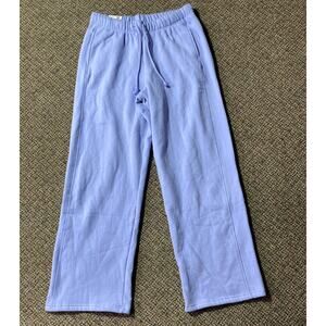 Garage Ultra Fleece Cargo Straight Sweatpants Womens Large Lavender New With Tag